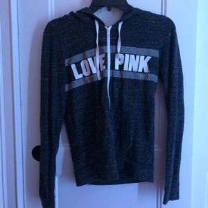 pink zip up